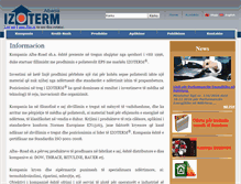 Tablet Screenshot of izoterm-al.com